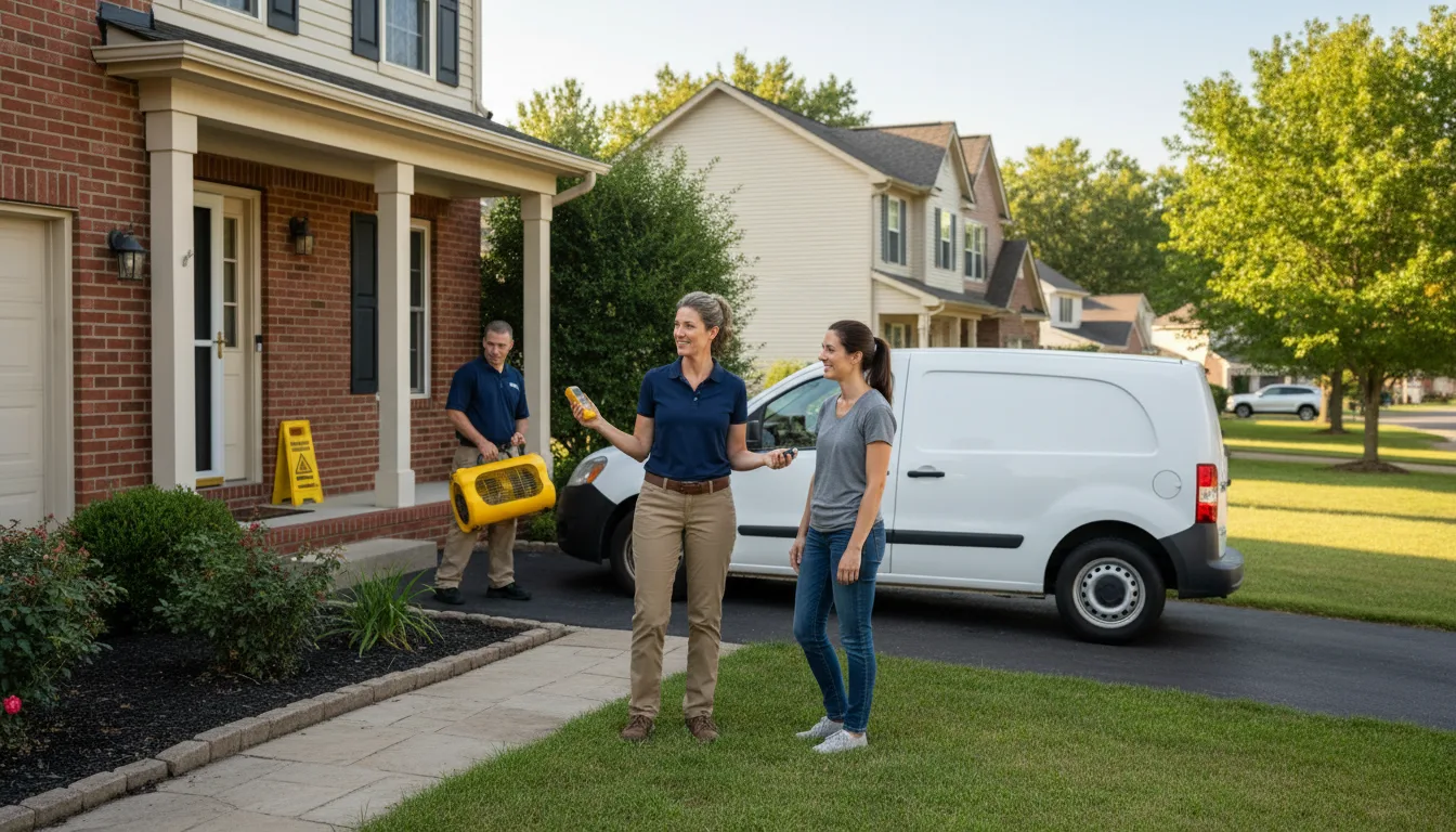 Residential water damage restoration in Eagle, CO